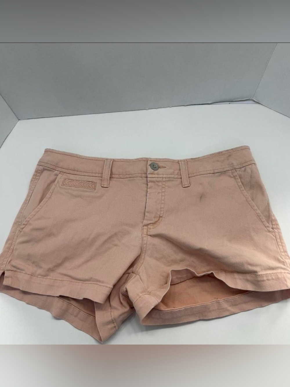 Market & Spruce Peach Cotton Jean Shorts